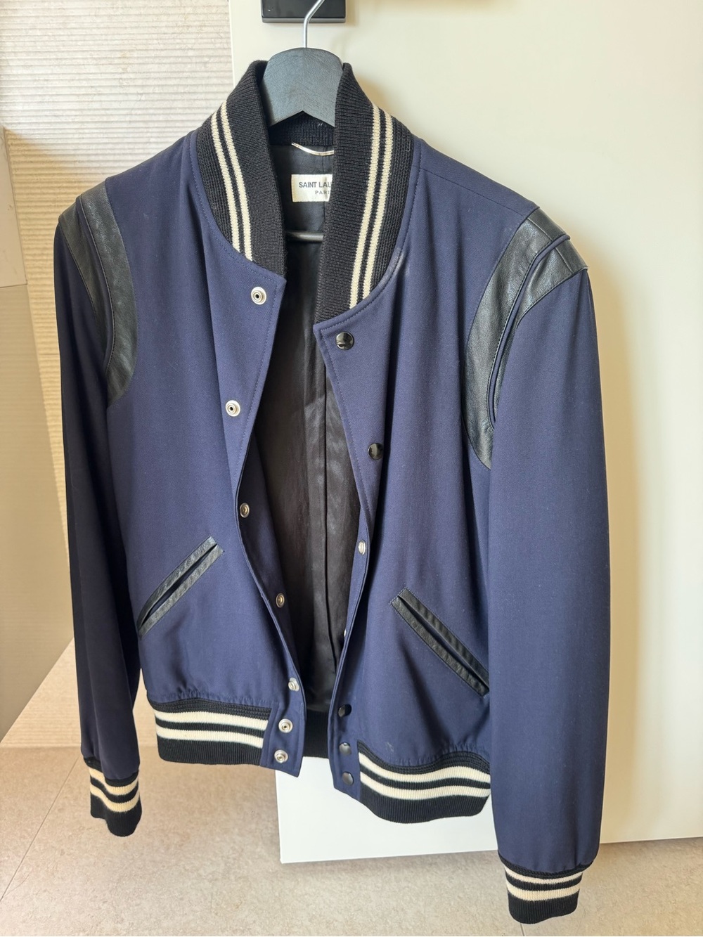 Saint Laurent Teddy Varsity Jacket size S